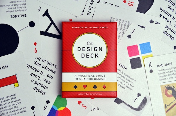 baraja gráfica the design deck, ben barrett-forrest, 2014.